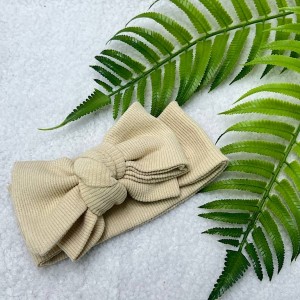 هدبند کبریتی با پاپیون درشت دارای رنگ بندی