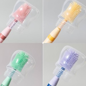 شیشه شور سیلیکونی با پایه آبچکان قاب دار پرتابل Breath mee