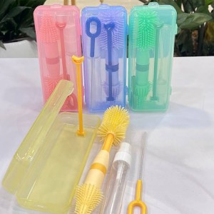 شیشه شور سیلیکونی با پایه آبچکان قاب دار پرتابل Breath mee