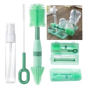شیشه شور سیلیکونی با پایه آبچکان قاب دار پرتابل Breath mee
