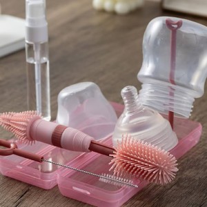 شیشه شور سیلیکونی با پایه آبچکان قاب دار پرتابل Breath mee