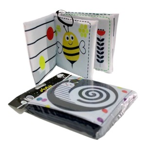 کتاب پارچه ای سوت دار چشماتو واکن (سیاه و سفید)