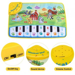 سفره موزیکال مدل پیانو اسباب بازی PLAY MAT