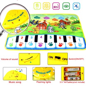 سفره موزیکال مدل پیانو اسباب بازی PLAY MAT