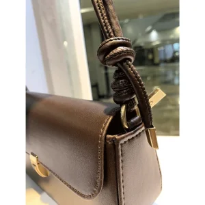 کیف دوشی مستطیلی زنانه مدل گره ای کد 1759