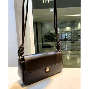 کیف دوشی مستطیلی زنانه مدل گره ای کد 1759