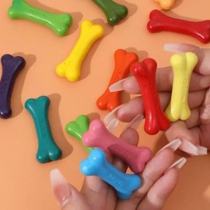 مداد شمعی جادویی طرح استخوان 12 رنگ CRAYONS