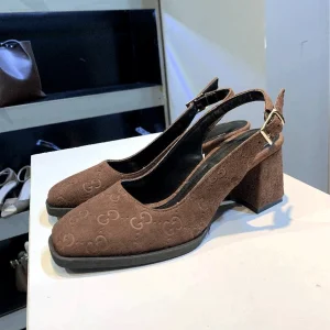 کفش مجلسی اسلینگ‌بک طرح گوچی کد02 رنگ مطابق تصویر