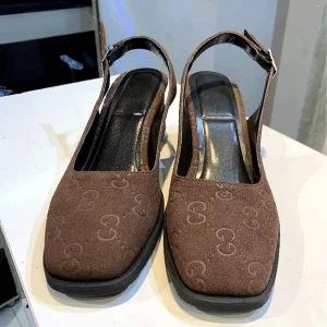 کفش مجلسی اسلینگ‌بک طرح گوچی کد02 رنگ مطابق تصویر