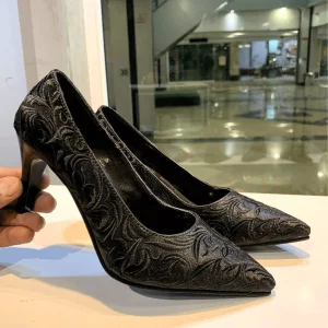کفش مجلسی زنانه مدل گلدوزی کد01،رنگ مطابق تصویر