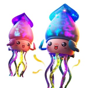 عروسک موزیکال و چراغ‌دار اختاپوس متحرک مدل Squid