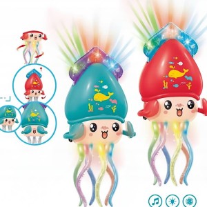 عروسک موزیکال و چراغ‌دار اختاپوس متحرک مدل Squid