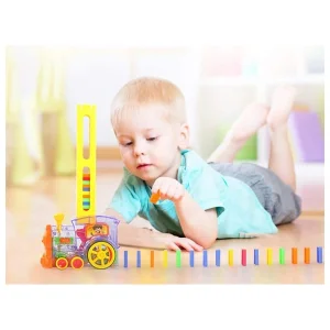 قطار دومینو موزیکال اسباب بازی (63 تکه)