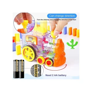 قطار دومینو موزیکال اسباب بازی (63 تکه)