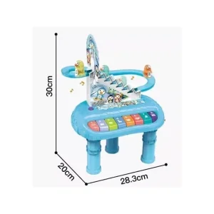 اسباب‌بازی پیانو و سرسره پنگوئن مدل Ice Penguin 2in1