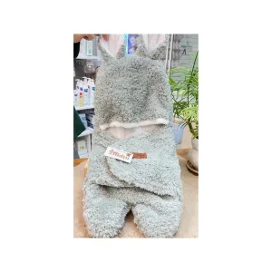 قنداق فرنگی پادار و کلاه دار پولیشی تدی نوزادی NIPPER
