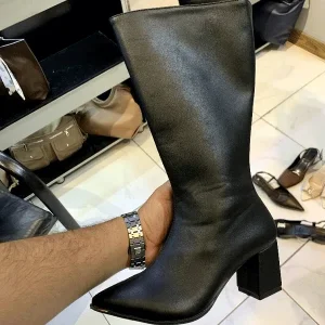 بوت بلند زنانه نوک‌تیز، رنگ مطابق تصویر