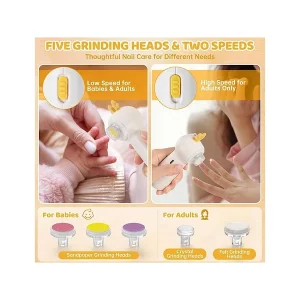 سوهان برقی چراغ دار و ناخن گیر نوزاد و کودک چیکو chicco