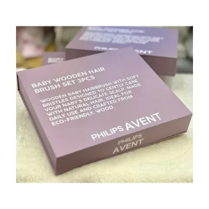 ست شانه و برس 3 عددی چوبی نوزادی طرح گرد Philips Avent
