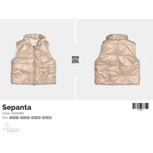 پافر توکرکی به رنگ بژ مدل SEPANTA پاپو papo