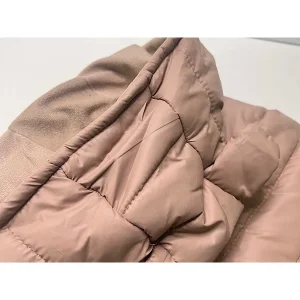پافر کلاهدار و جیب دار قهوه ای روشن رنگ zr
