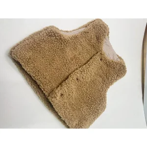 سرهمی مخمل با ژیله و کلاه و پاپوش مخمل نوزادی طرح تدی AVIN از برند پاپو papo