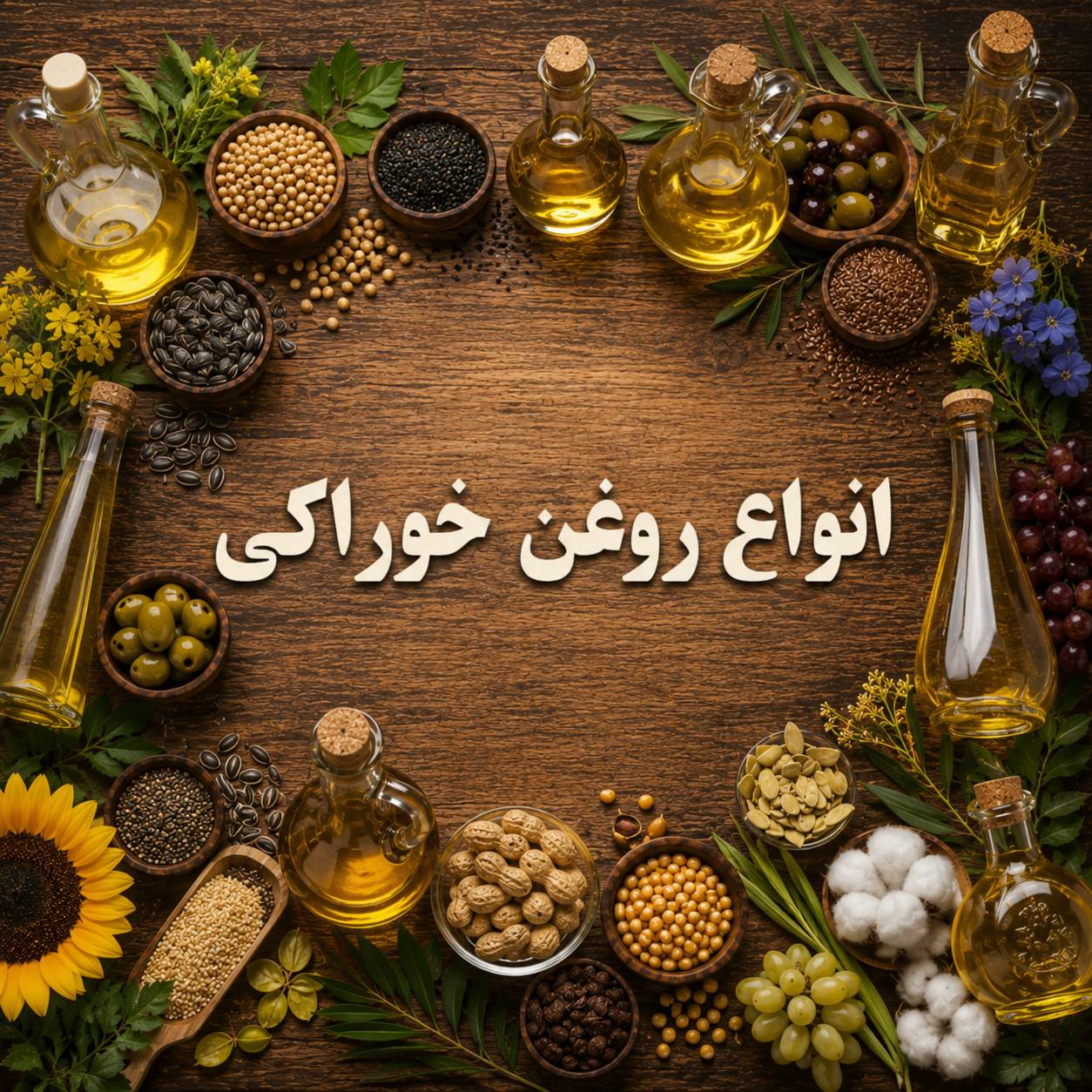 انواع روغن های خوراکی