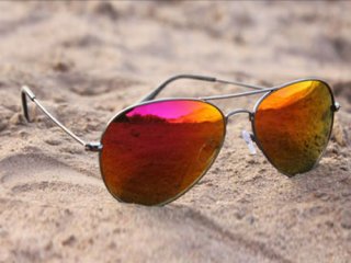 عینک خلبانی شیشه آتشی