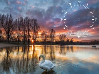 ساعت دیواری تابلو 1 تکه