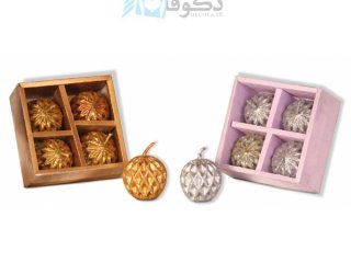 شمع فانتزی گوی چهارتایی لوزی