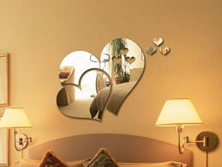 آینه دکوری مدل عشق