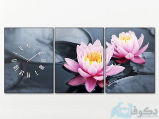 ساعت دیواری سه تیکه پامچال