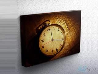 ساعت دیواری تابلوای طرح ساعت
