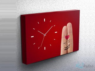 ساعت دیواری تابلوای طرح انگشتی 2