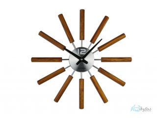 ساعت دیواری ultima مدل ناهید قهوه ای