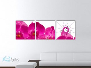 ساعت دیواری تابلوای 3تکه مدل PS87