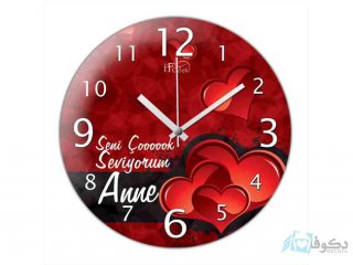 ساعت دیواری چوبی مدل AN4