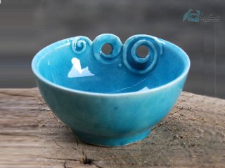 کاسه سفالی دریای مواج