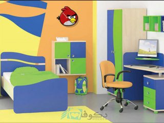 ساعت دیواری فانتزی پرندگان خشمگین