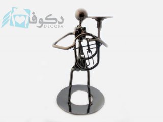 مجسمه فانتزی فلزی طرح پیچ ومهره