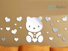 آینه دکوری خرس مهربان کوچک
