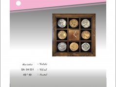 تابلو ساعت سکه