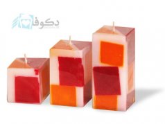 فروش شمع پست مدرن مدل چهل تکه