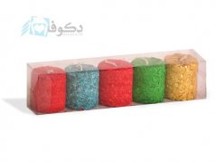 ست شمع گرانیت مدل استوانه