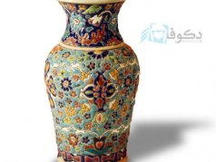 گلدان سفالی مدل لاله ای