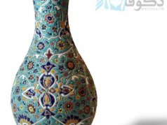 گلدان گلو باریک سفالی