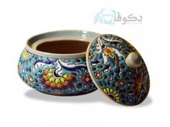 قندان تزئین سفالی
