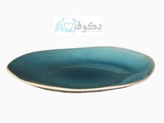 بشقاب سفالی طرح دفورمه