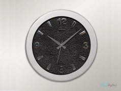 ساعت دیواری ultima مدل چرم مشکی