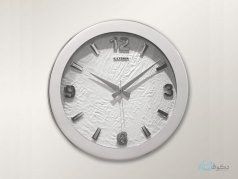 ساعت دیواری ultima مدل چرم سفید